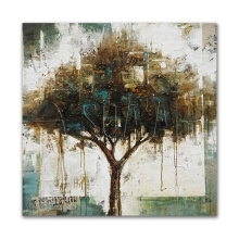 Simple 3d Tree Handmade Oil Painting